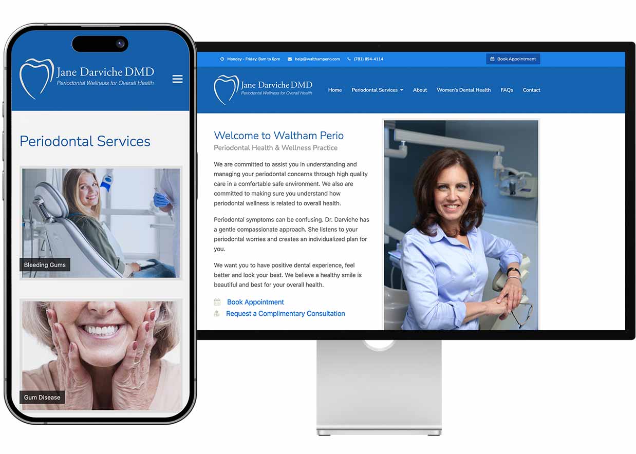 Waltham Periodontal website example