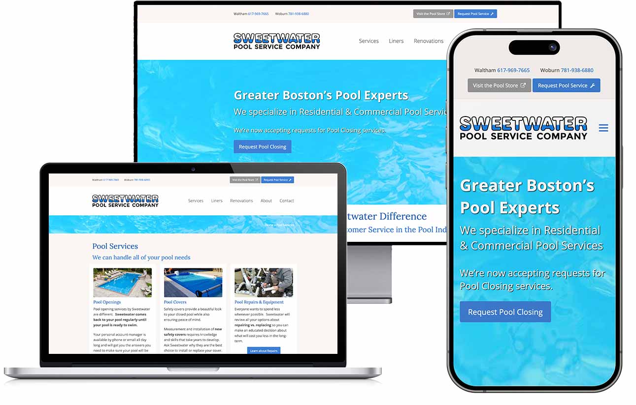 Sweetwater Pool Service Homepage